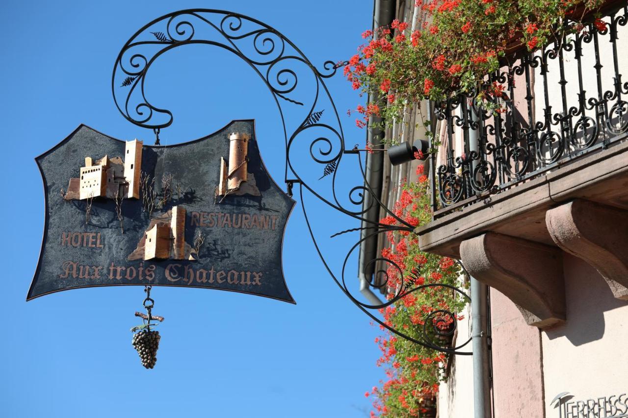 Hotel Restaurant 3 Châteaux Ribeauvillé Exterior foto